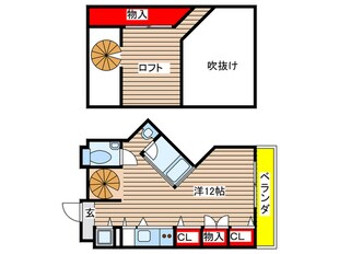 エルミタ－ジュの物件間取画像